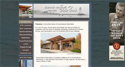 Desktop Screenshot of grandmaraisstatebank.com